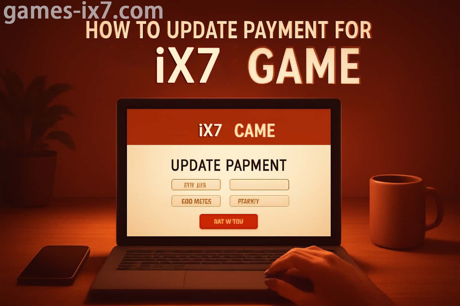 Update Payment Details in the IX7 App India